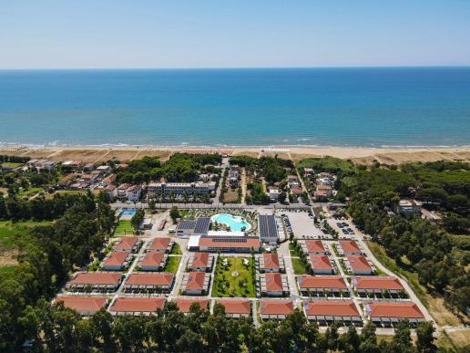 Panoramic view of the Resort from above.